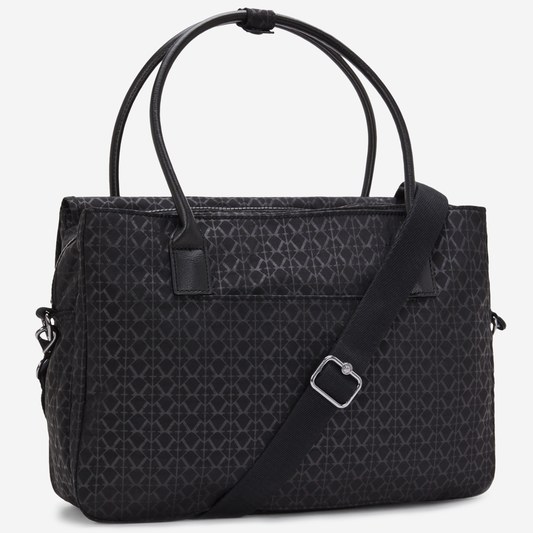 KIPLING Superworker S Signature Emb Small working bag (with removable shoulderstrap) I4555-K59