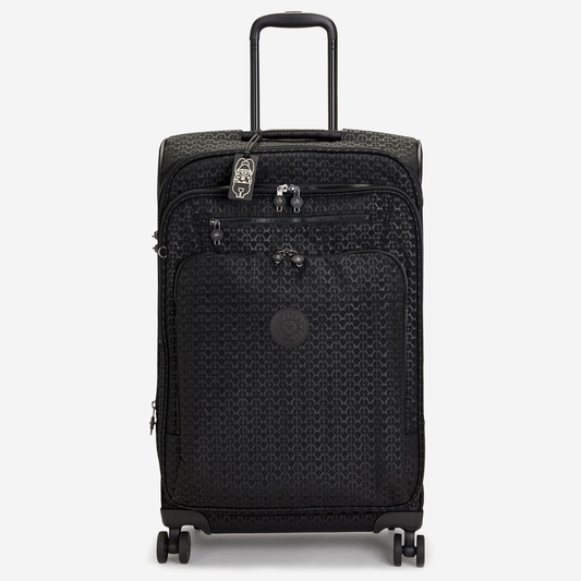KIPLING New Youri Spin M Signature Emb Medium expandable wheeled luggage I7575-K59