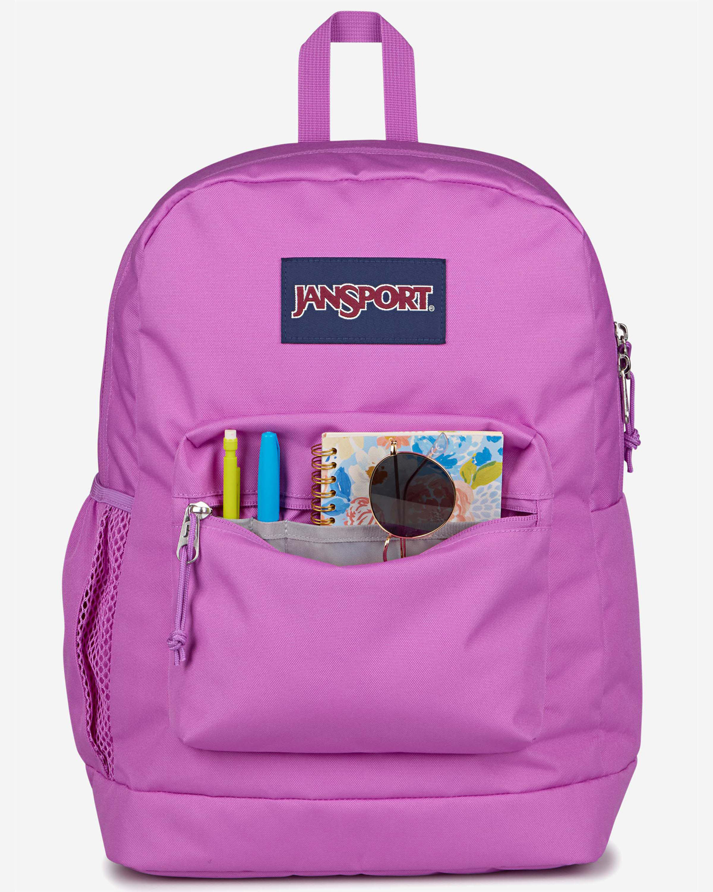 JanSport Cross Town Plus Digital Fuchsia Backpack