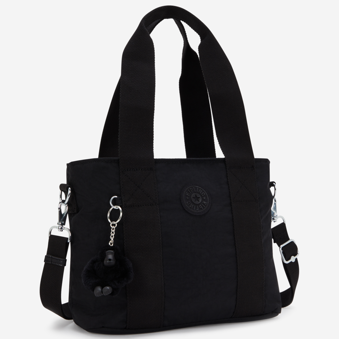 KIPLING Minta M Up Black Noir Medium tote (with removable shoulderstrap) I8642-P39