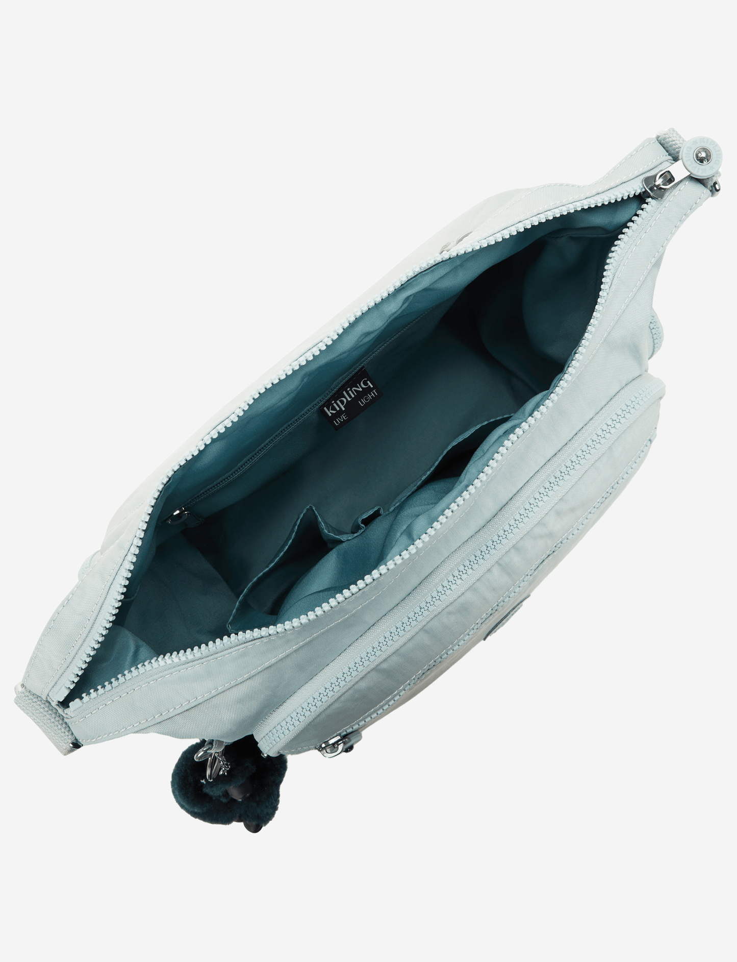 KIPLING Gabbie Breezy Blue حقيبة كروس كبيرة 15255-5TA