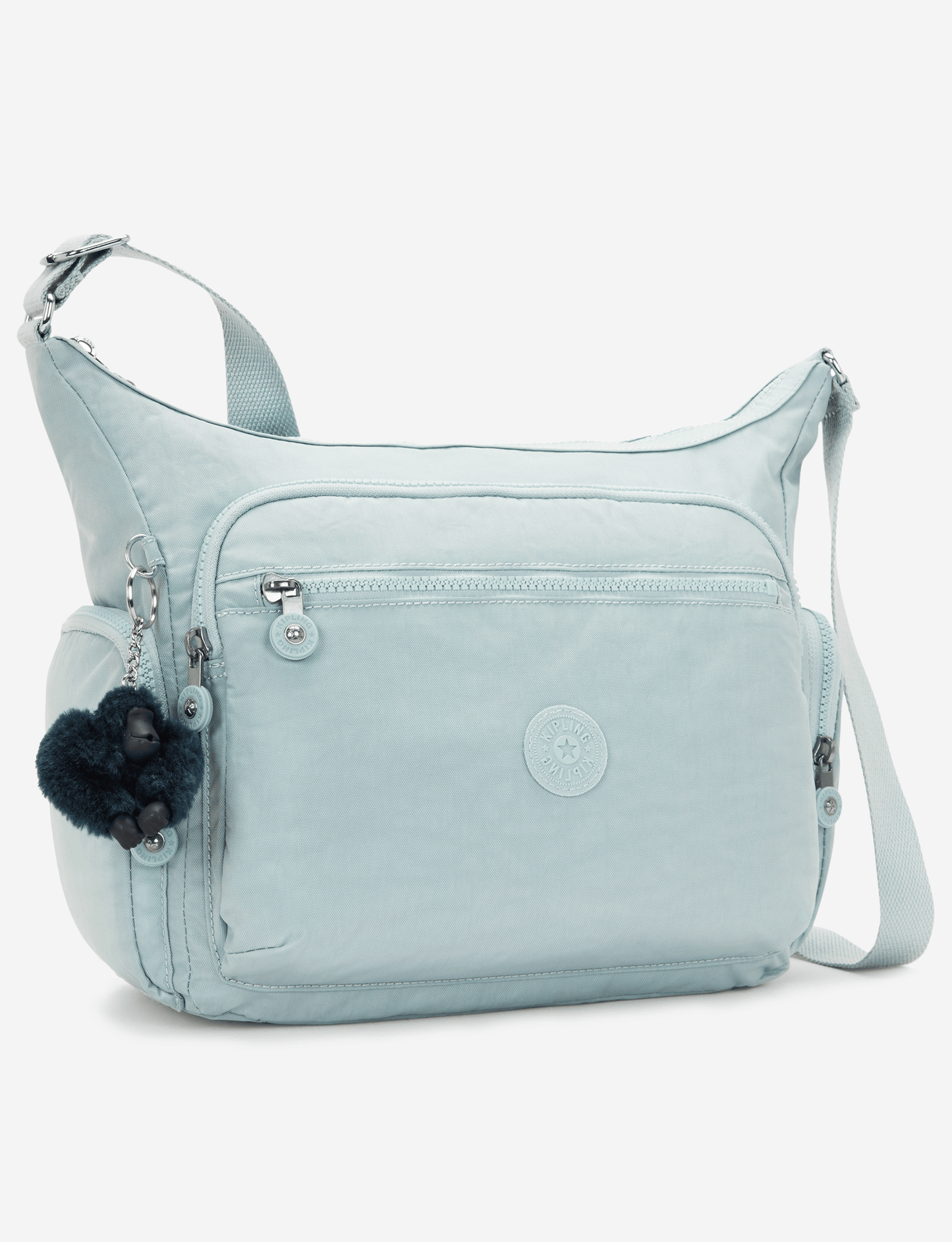 KIPLING Gabbie Breezy Blue حقيبة كروس كبيرة 15255-5TA