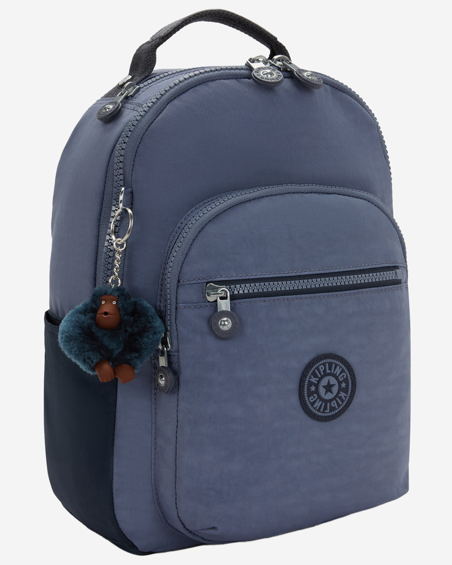 Kipling  Seoul S Game Grey Small Backpack (with Tablet Compartment) I4345-7FK
