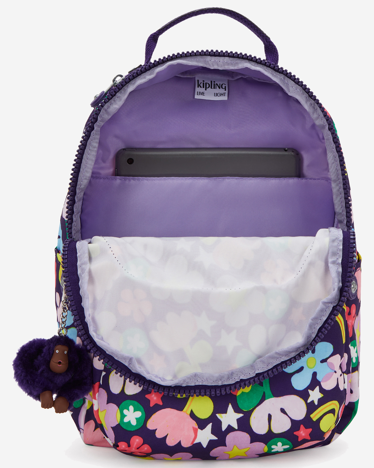 Kipling  Seoul S Fairy Flower Small Backpack (with Tablet Compartment) I5357-9MO