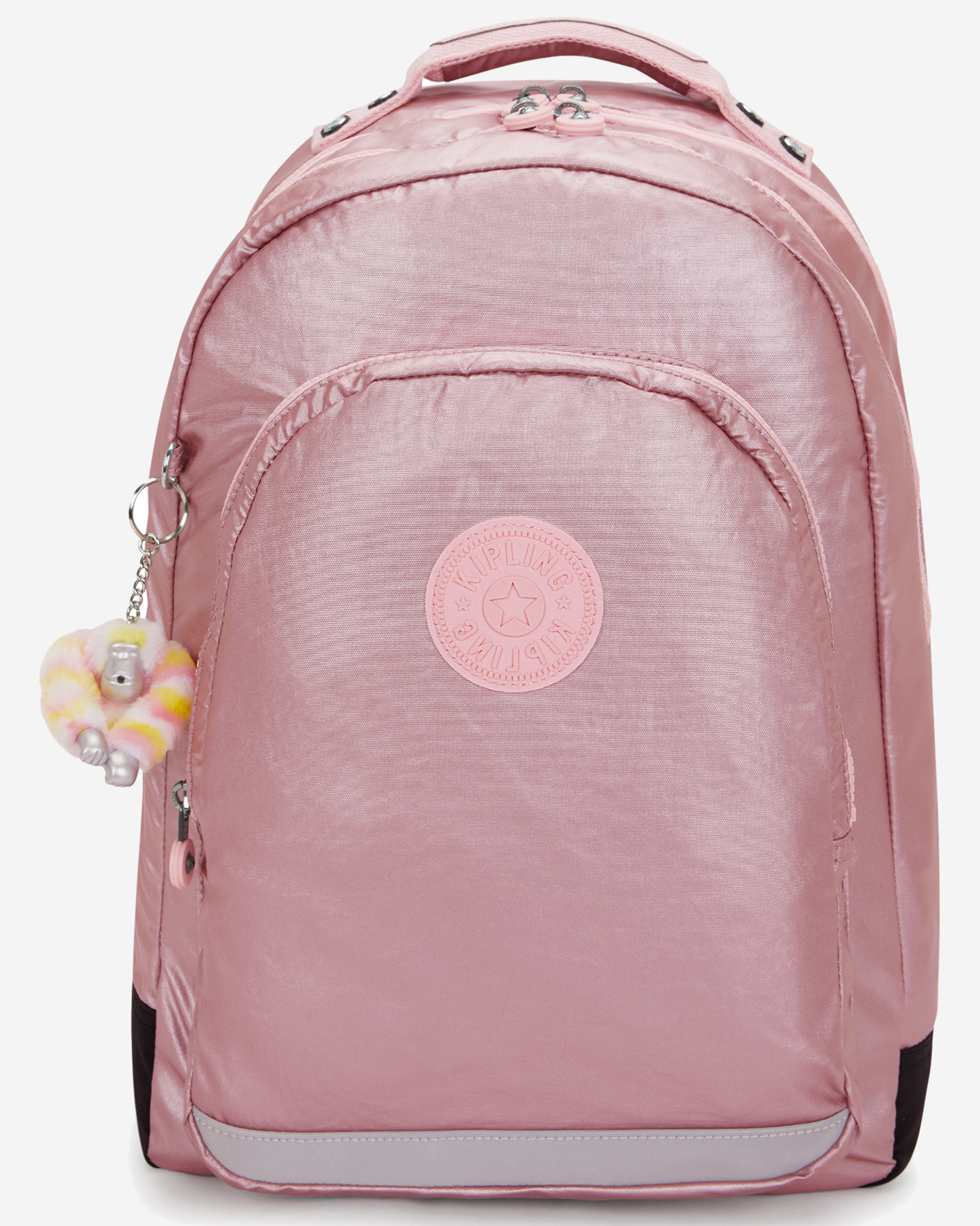 Kipling  Class Room Bronze Pink Met Large Backpack with Laptop Compartment I5213-3MD