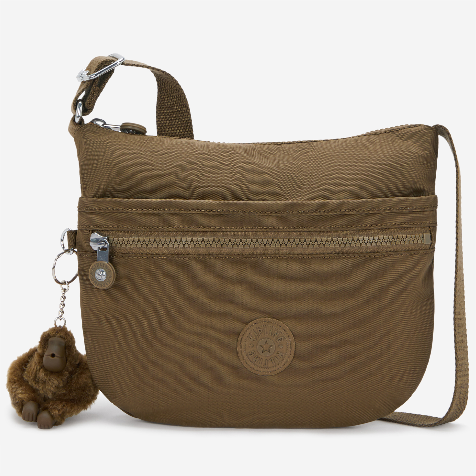 KIPLING Arto S Smooth Khaki Small crossbody 00070-1NA