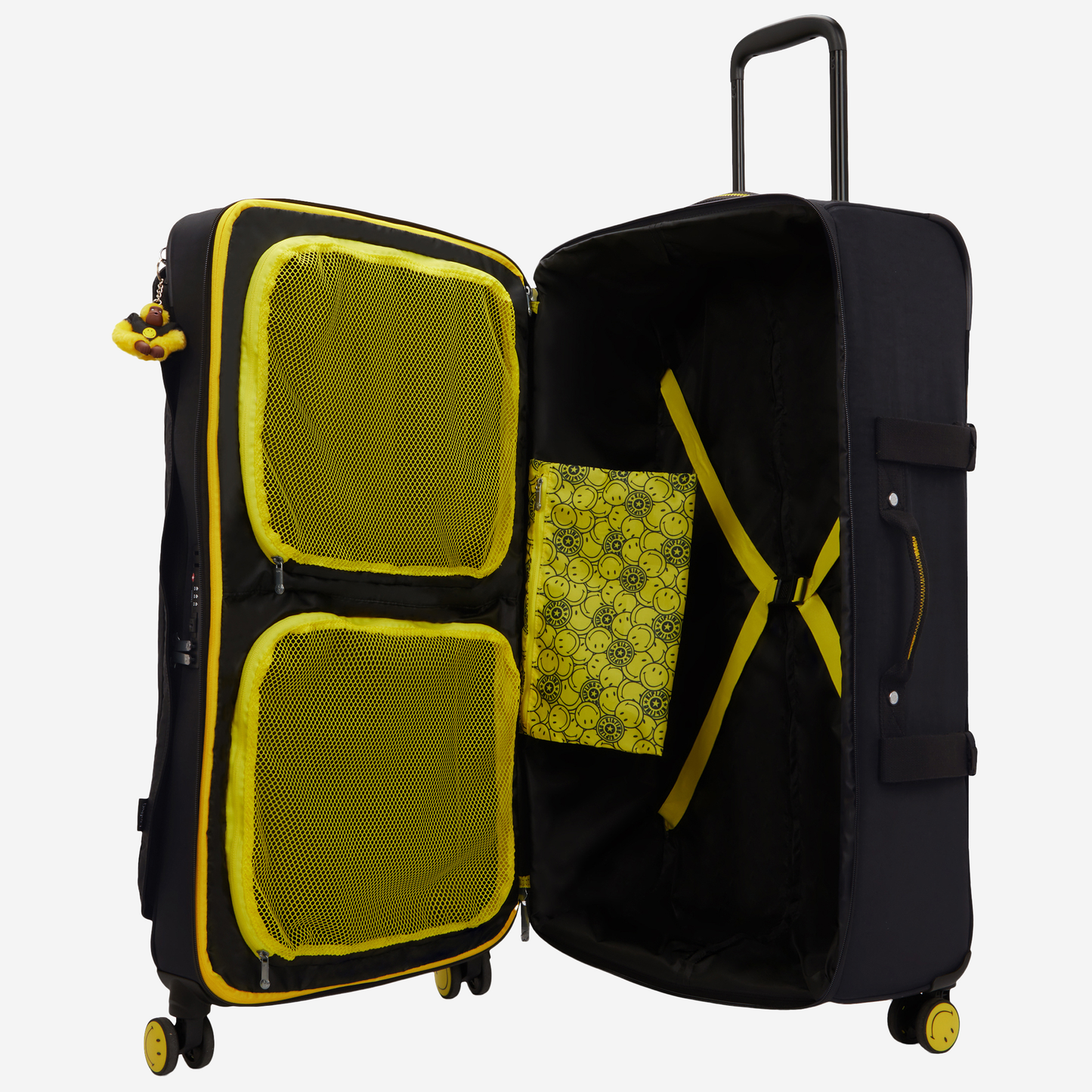 KIPLING Spontaneous L Yell Fun Black Large wheeled luggage I9617-1KS