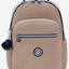 حقيبة ظهر KIPLING Seoul Lap Soft Taupe C كبيرة (مع جيب للكمبيوتر المحمول) I2969-7ML