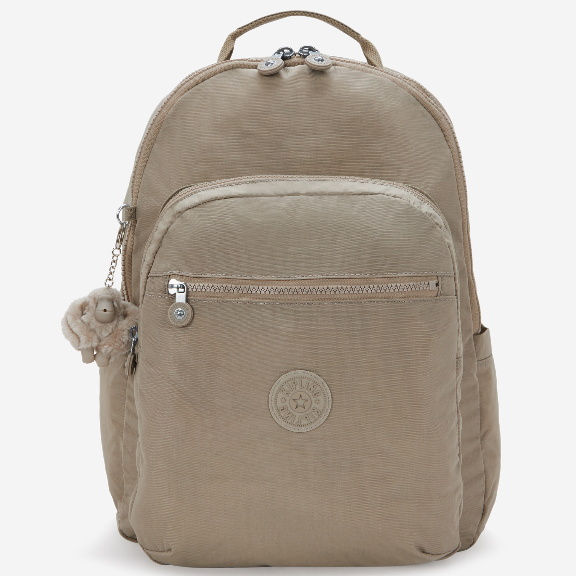 KIPLING Seoul Lap Soft Taupe Large backpack (with laptop compartment) I2969-4PW