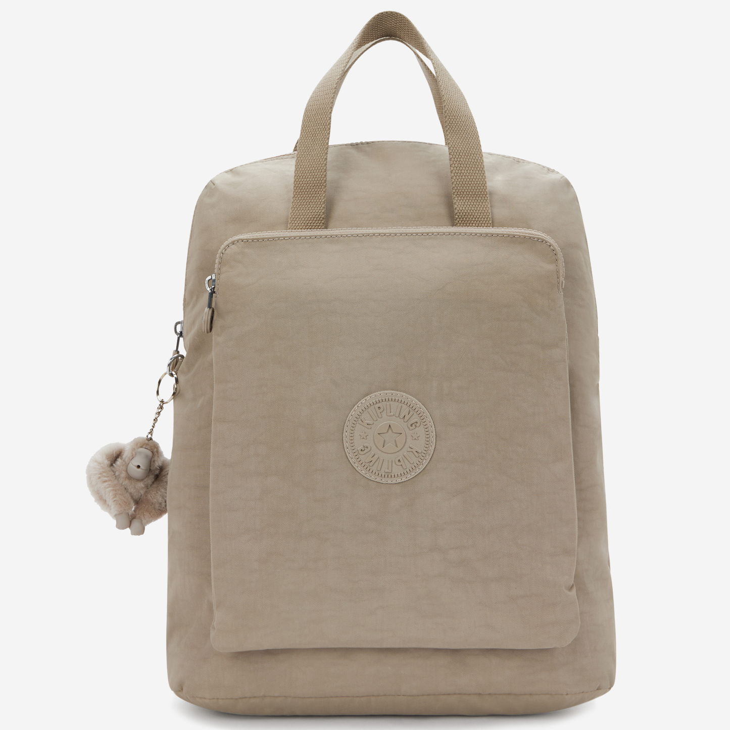KIPLING Kazuki Soft Taupe Medium backpack (with laptop compartment) I3171-4PW
