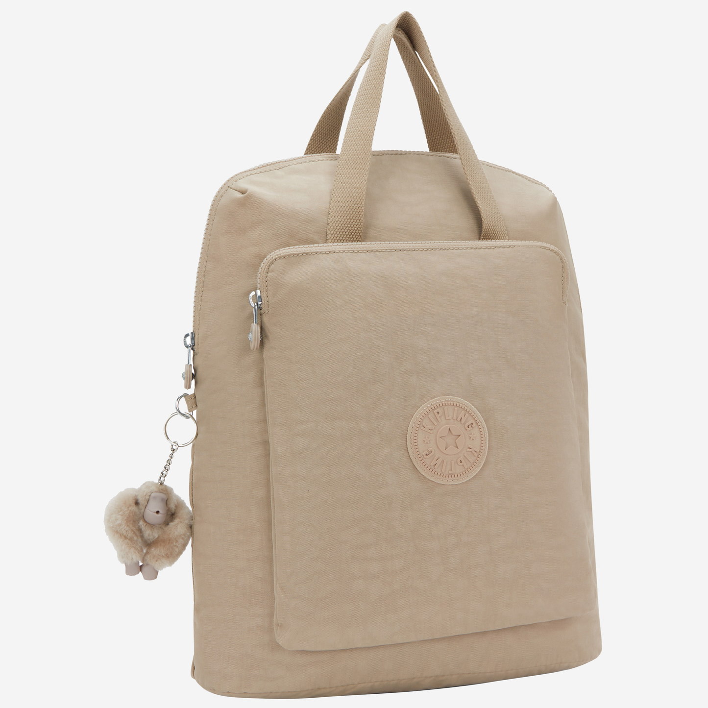 KIPLING Kazuki Soft Taupe Medium backpack (with laptop compartment) I3171-4PW
