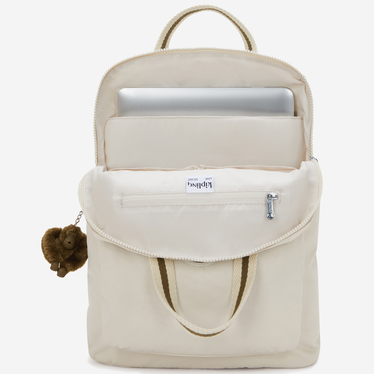 KIPLING Kazuki Soft Sand Medium backpack (with laptop compartment) I3171-9LO