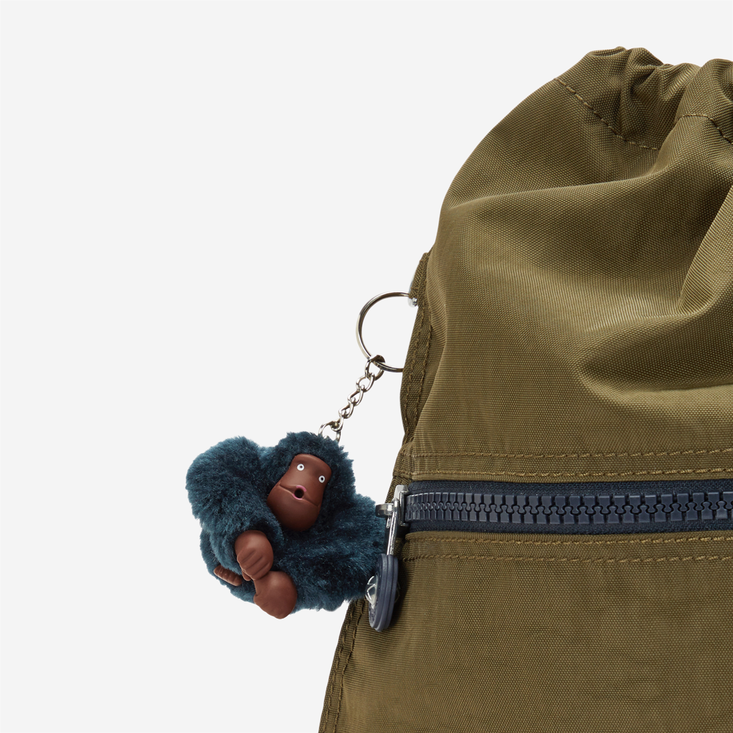 KIPLING Supertaboo Treasure Green Medium backpack (with drawstring) 09487-1HW