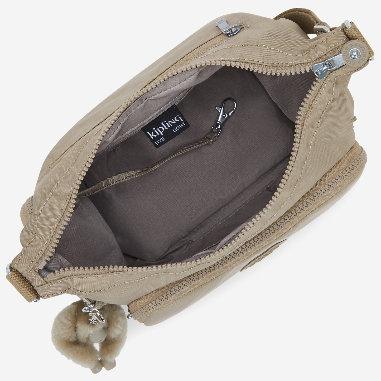 KIPLING Gabb S Soft Taupe Medium crossbody I4493-4PW
