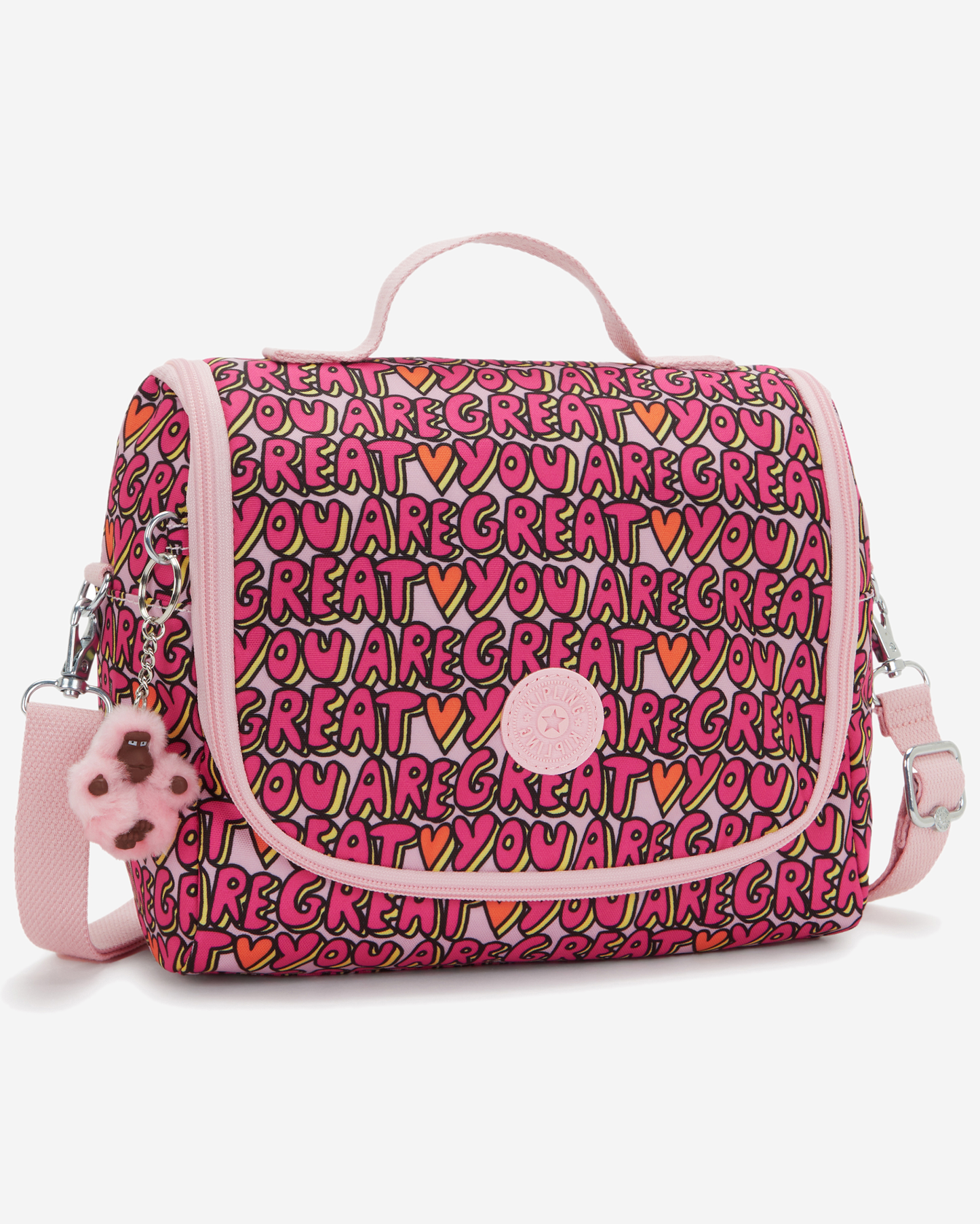 Kipling  New Kichirou U R Great Prt Large LunchBag with Trolley Sleeve I5749-6KZ