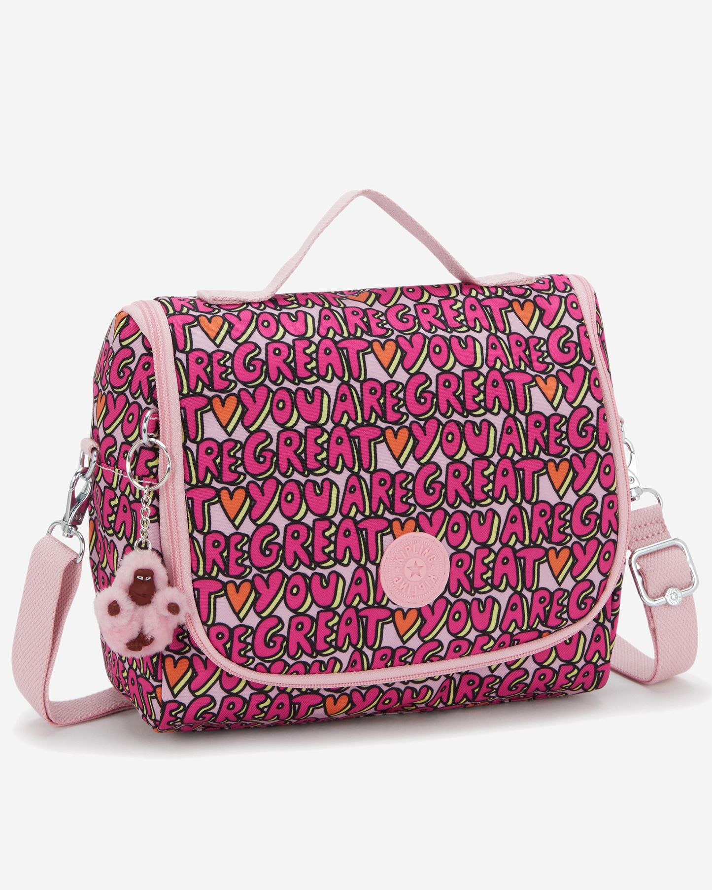Kipling  New Kichirou U R Great Prt Large LunchBag with Trolley Sleeve I5749-6KZ