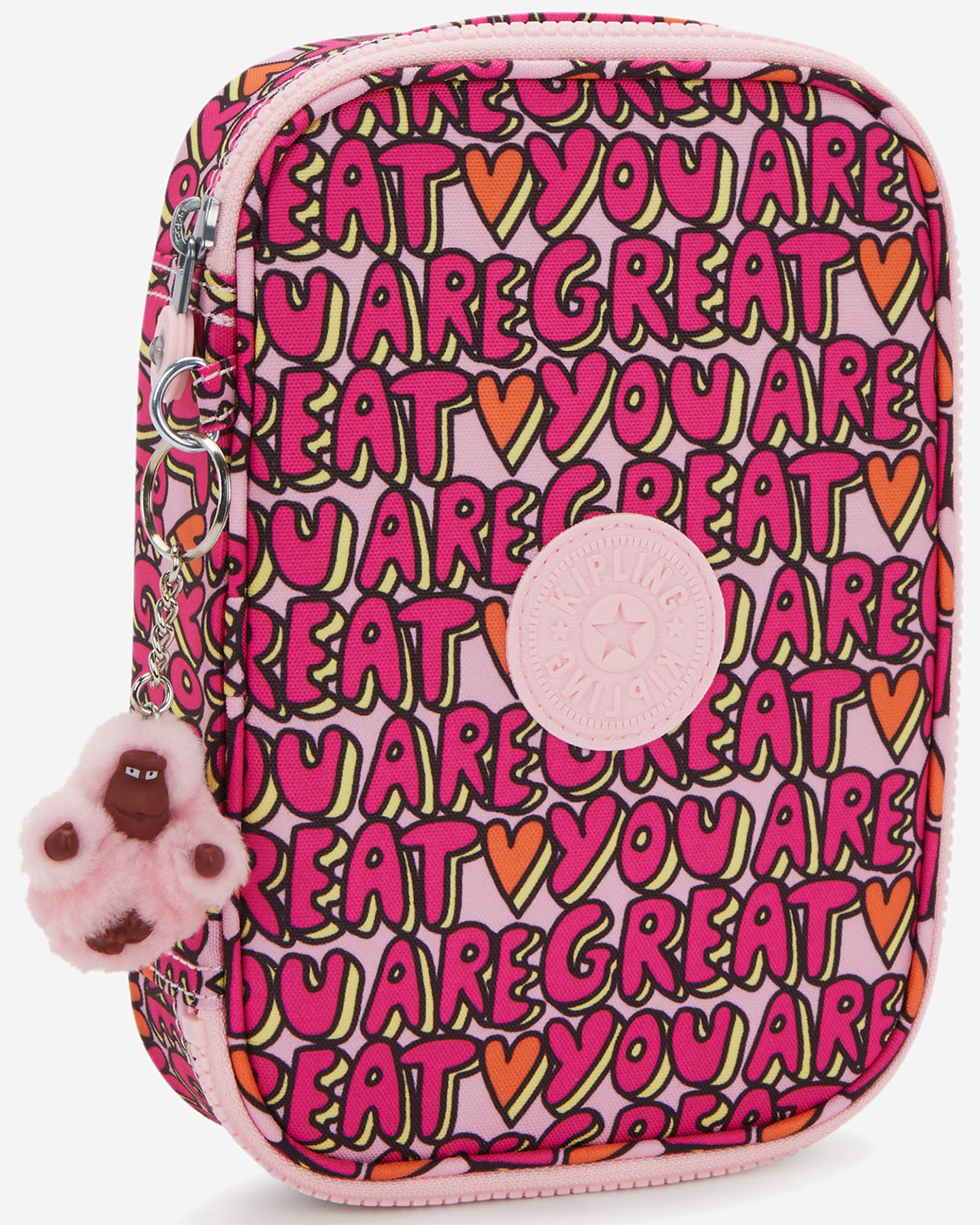 Kipling  100 Pens U R Great Prt Large Pencase I6002-6KZ