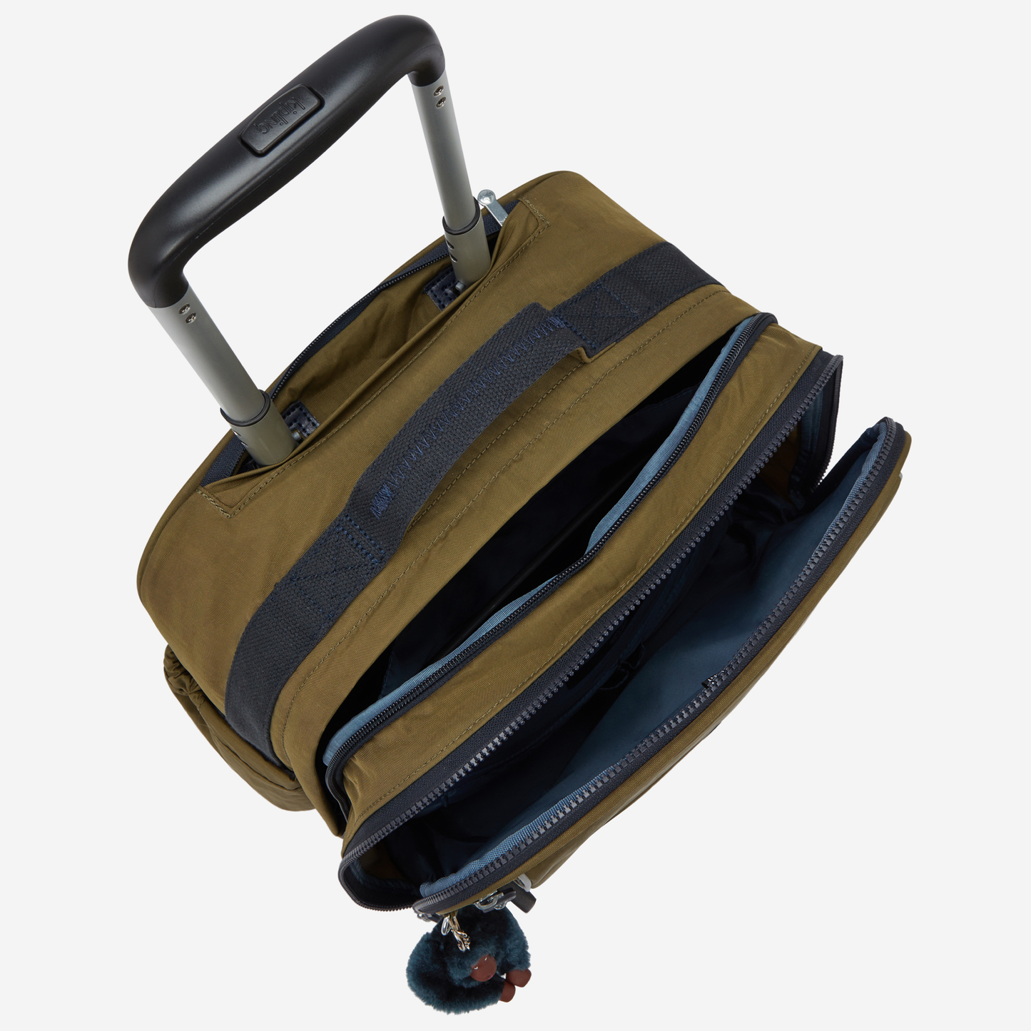 KIPLING New Storia S Treasure Green Medium wheeled bag I8588-1HW