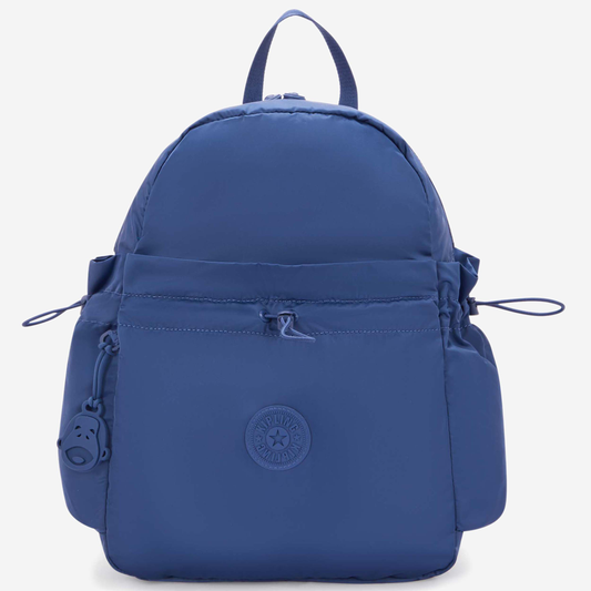 KIPLING Amita Casual Blue GZ Medium Backpack with Drawstring Pocket I8172-1KZ