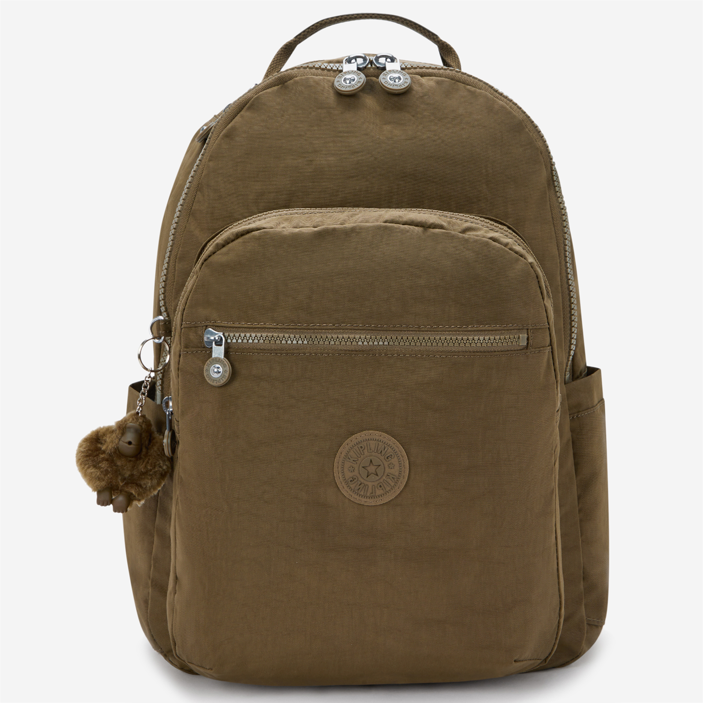 KIPLING Seoul Smooth Khaki Large backpack I5210-1NA
