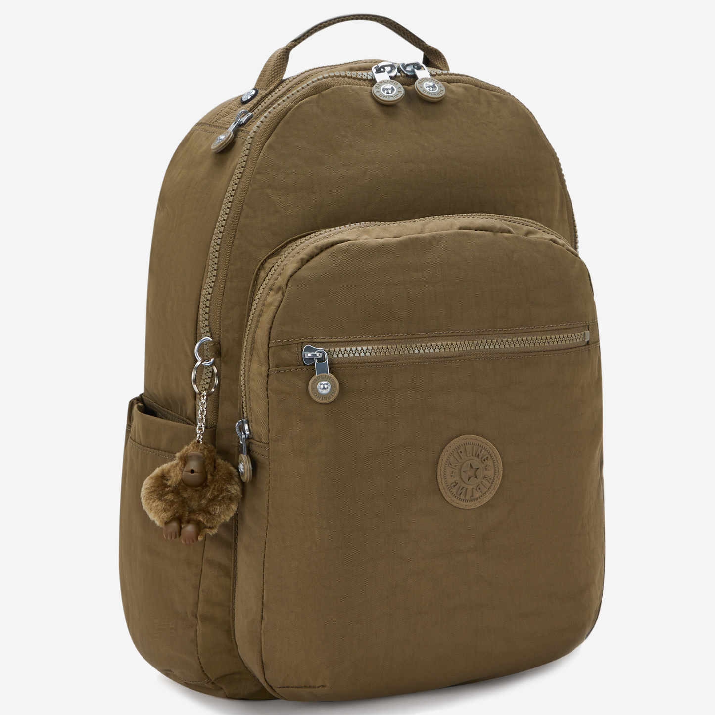 KIPLING Seoul Smooth Khaki Large backpack I5210-1NA