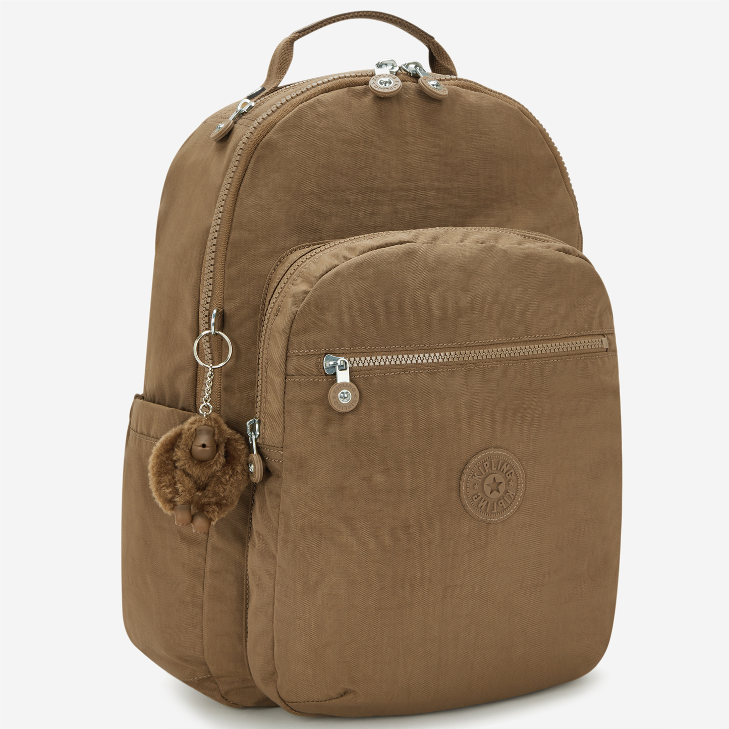 KIPLING Seoul Smooth Khaki Large backpack I5210-1NA
