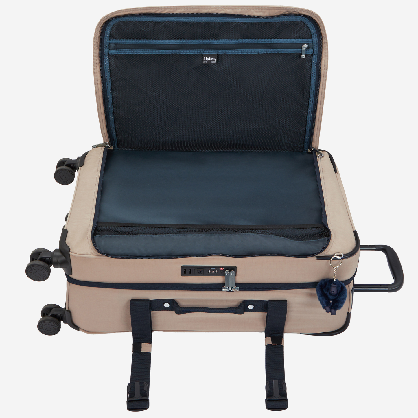 KIPLING Spontaneous M Soft Taupe C Medium wheeled luggage I6918-7ML