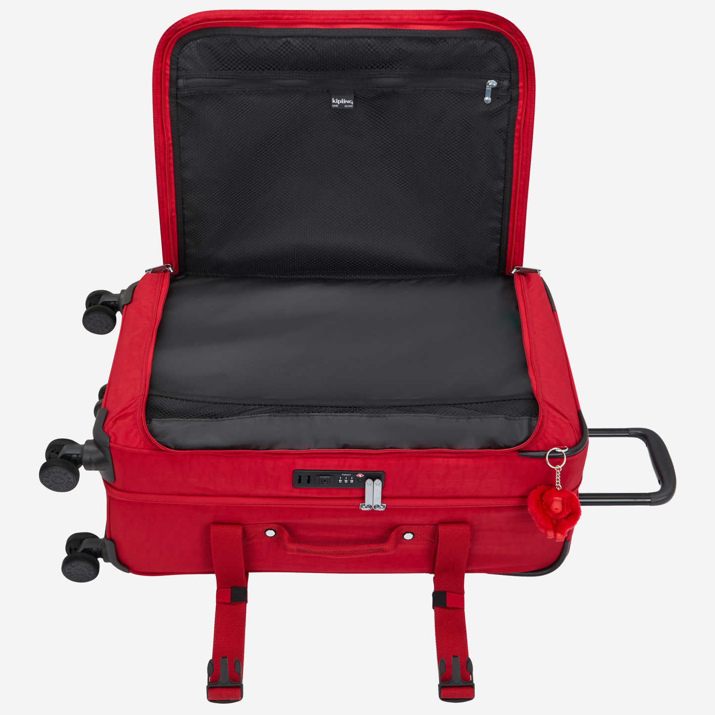 KIPLING Spontaneous M Ruby Red Medium wheeled luggage I6918-1NW
