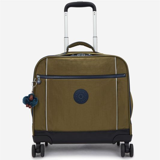 KIPLING New Storia Treasure Green Kids' 4-Wheeled School Bag with Laptop Compartment I4050-1HW