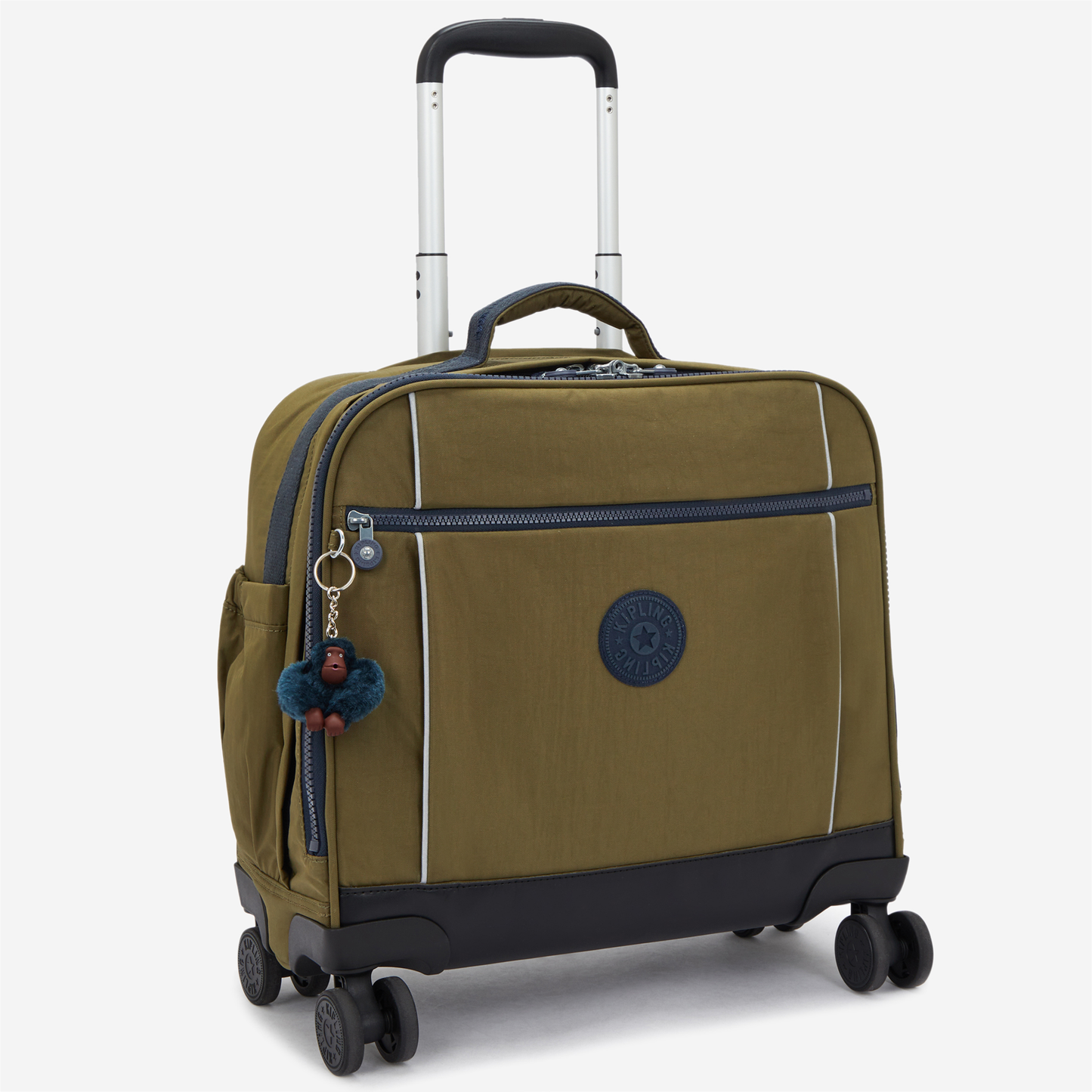 KIPLING New Storia Treasure Green Kids' 4-Wheeled School Bag with Laptop Compartment I4050-1HW