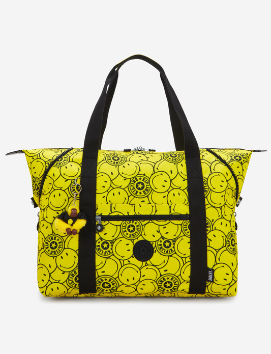 KIPLING Art M Yellow Fun Ball Large tote I8242-5KS