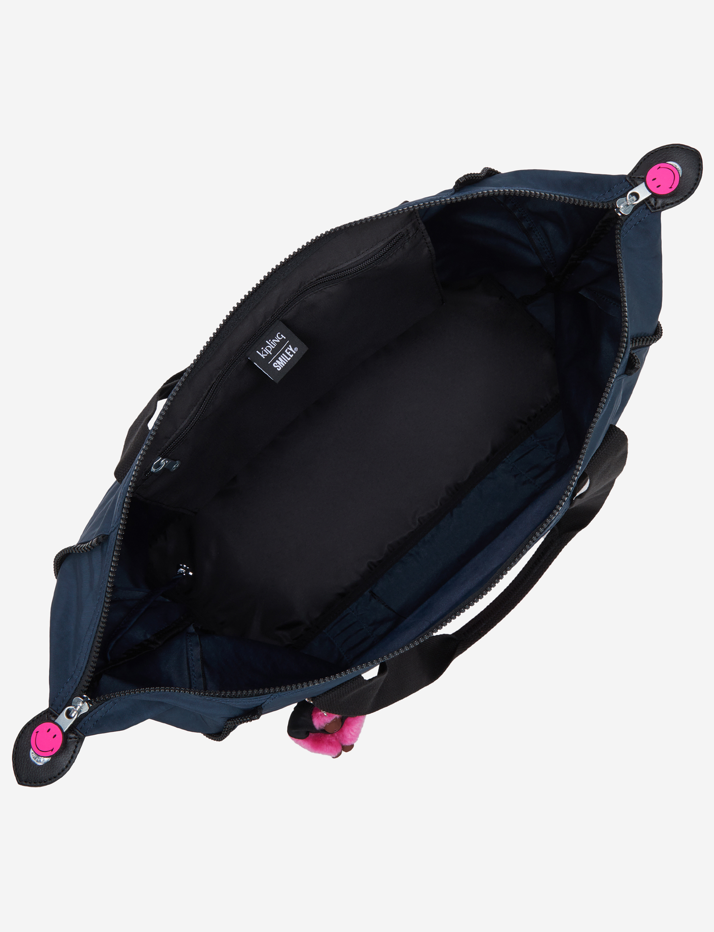 KIPLING Art M Pink Fun Blue Large tote I8242-9KS