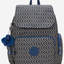 KIPLING City Zip S أزرق على Wire حقيبة ظهر صغيرة I6345-9PC