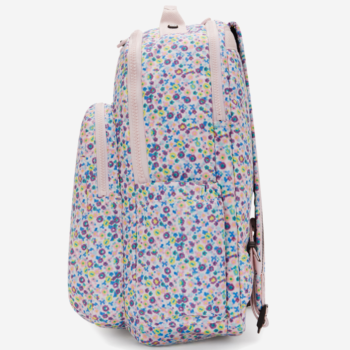 KIPLING Seoul Lap Digi Flower Prt Large backpack (with laptop compartment) I5816-7ER