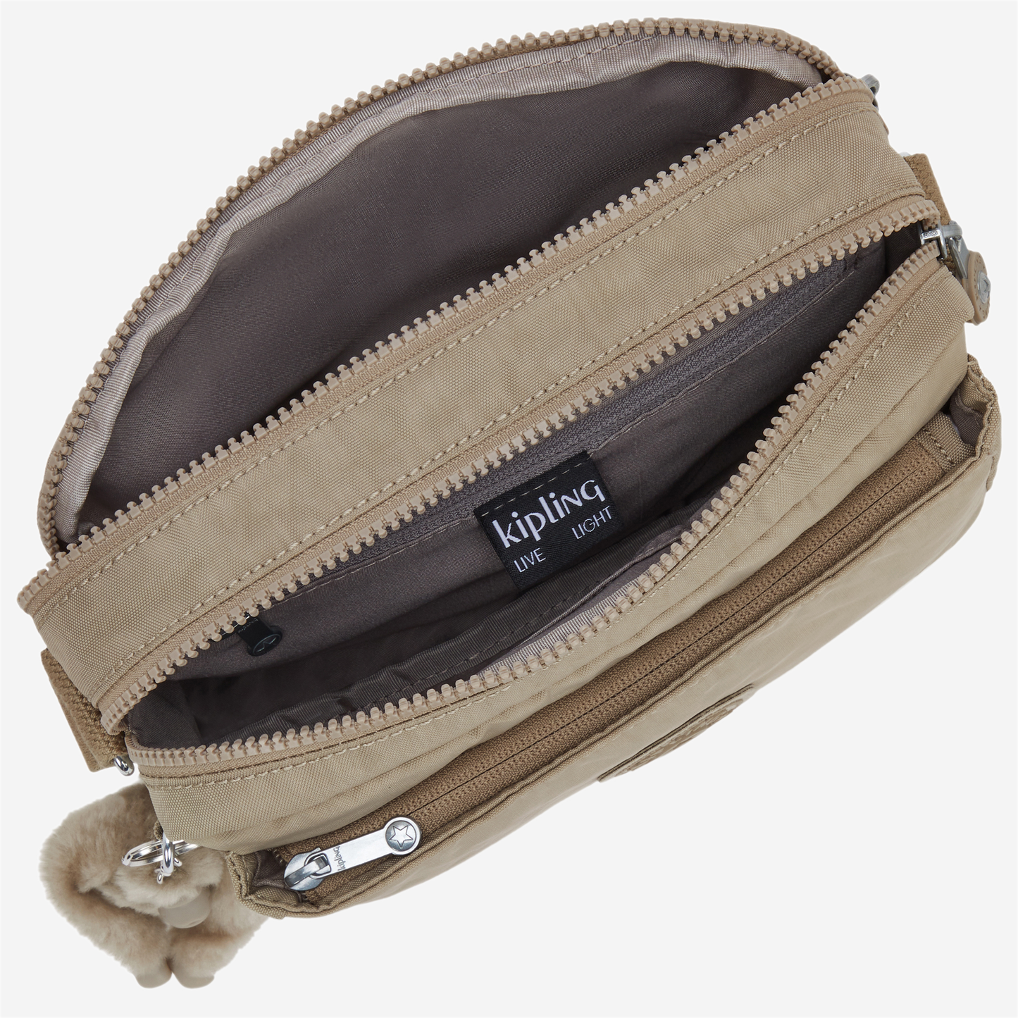 KIPLING Abanu M Soft Taupe Medium crossbody I7076-4PW