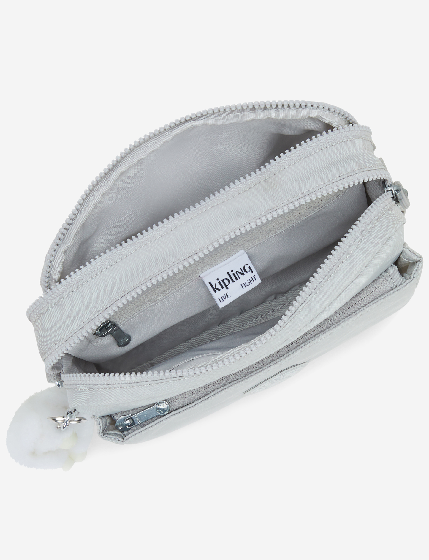 KIPLING Abanu M Easy Grey Medium crossbody I7076-9RW