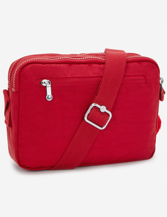 حقيبة كروسبودي متوسطة KIPLING Abanu M باللون الأحمر الياقوتي I7076-1NW