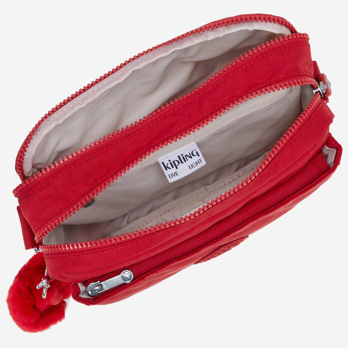 KIPLING Abanu M Ruby Red Medium crossbody I7076-1NW