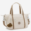KIPLING Art Mini Soft Sand حقيبة يد صغيرة (مع حزام كتف قابل للإزالة) 01327-9LO