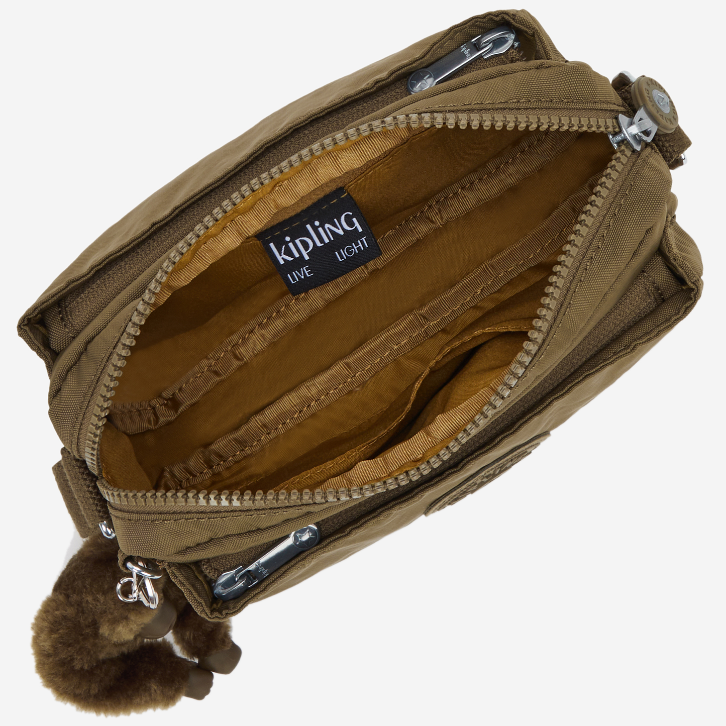 KIPLING Abanu Smooth Khaki Small crossbody I4208-1NA