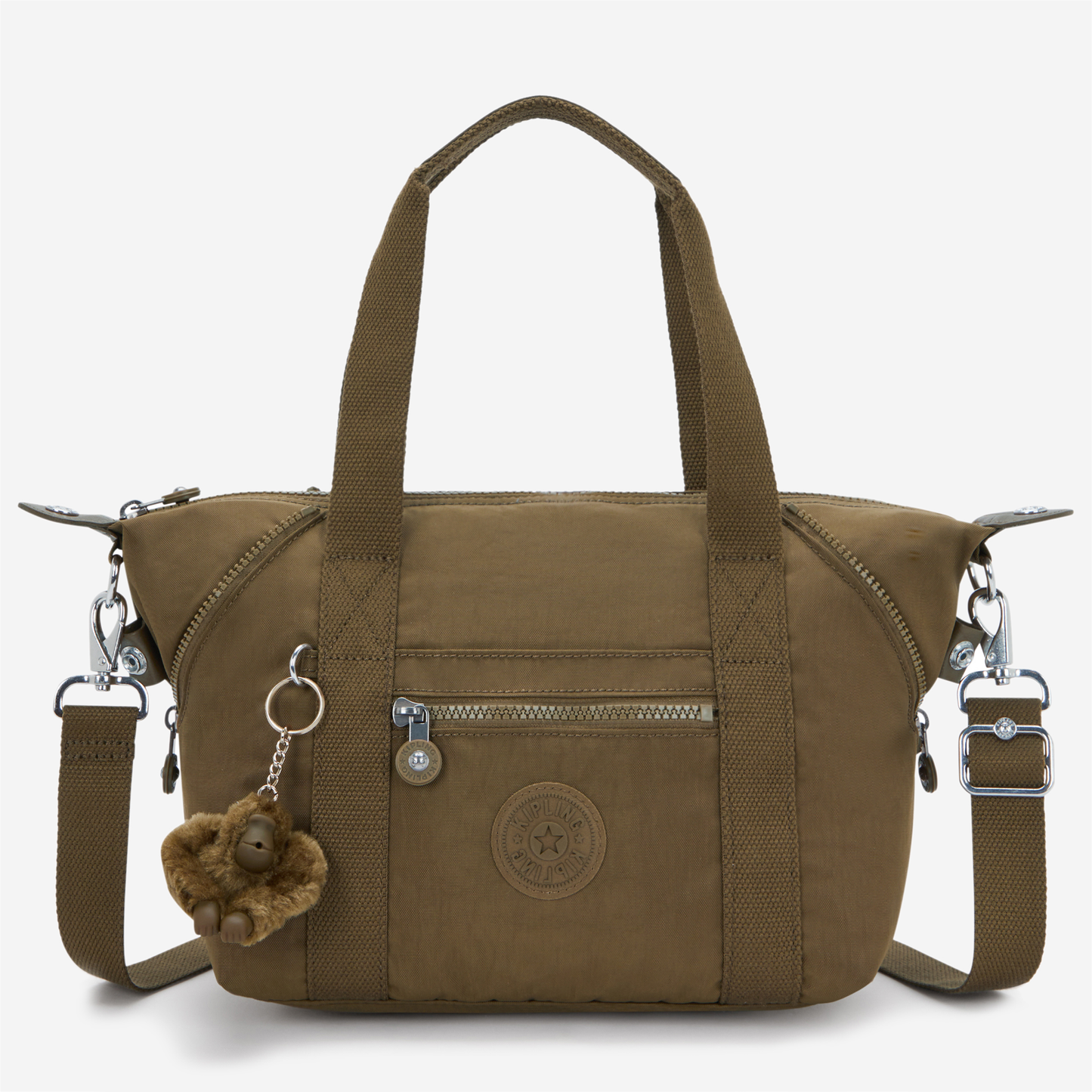 KIPLING Art Mini Smooth Khaki Small handbag (with removable shoulderstrap) 01327-1NA