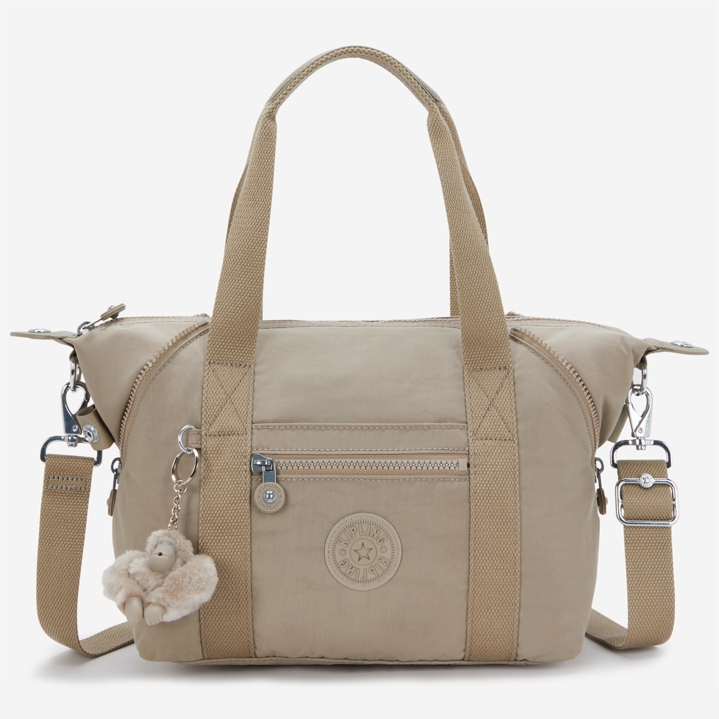 KIPLING Art Mini Soft Taupe Small handbag (with removable shoulderstrap) 01327-4PW