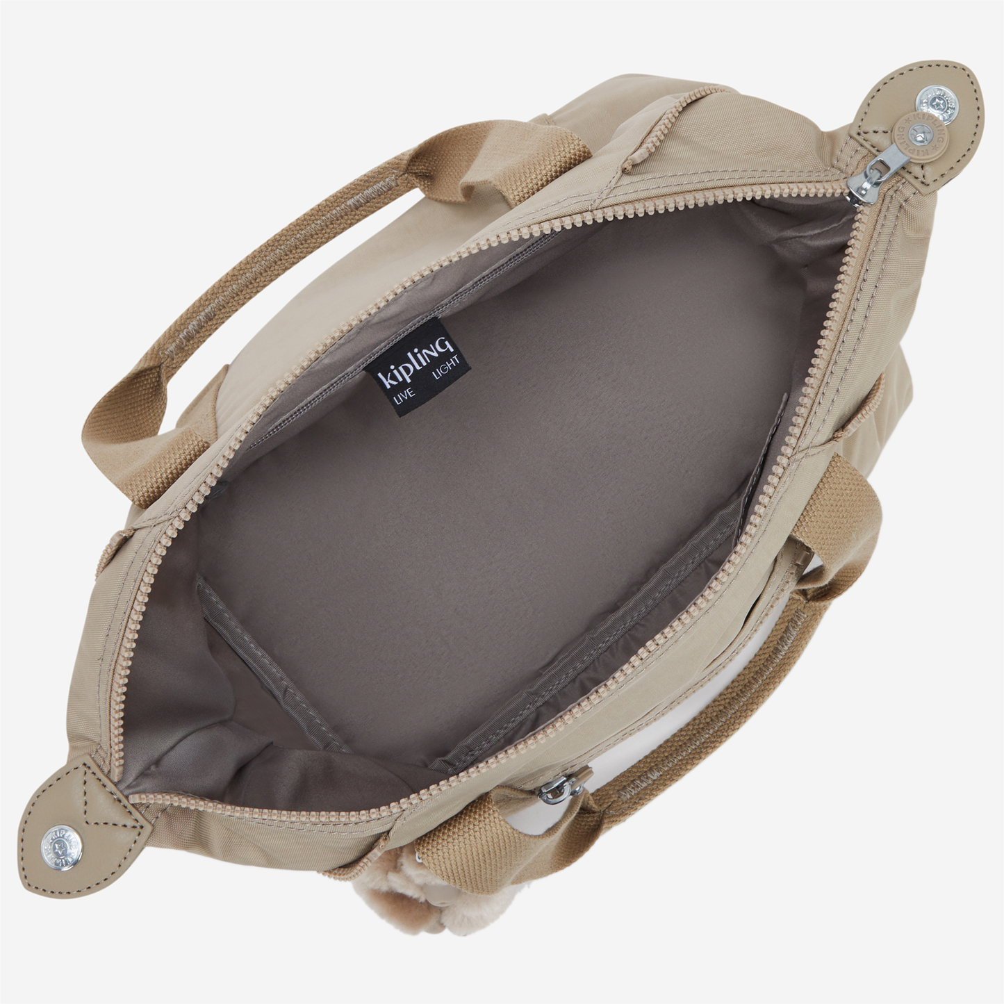 KIPLING Art Mini Soft Taupe Small handbag (with removable shoulderstrap) 01327-4PW