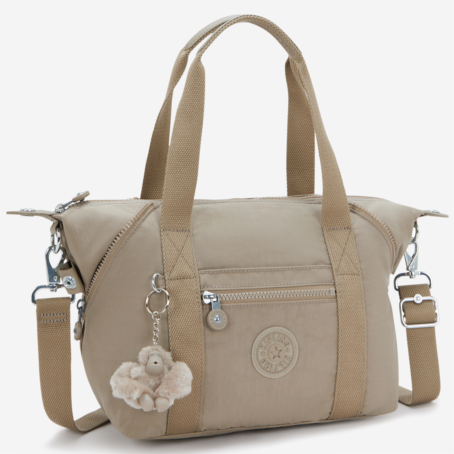 KIPLING Art Mini Soft Taupe Small handbag (with removable shoulderstrap) 01327-4PW