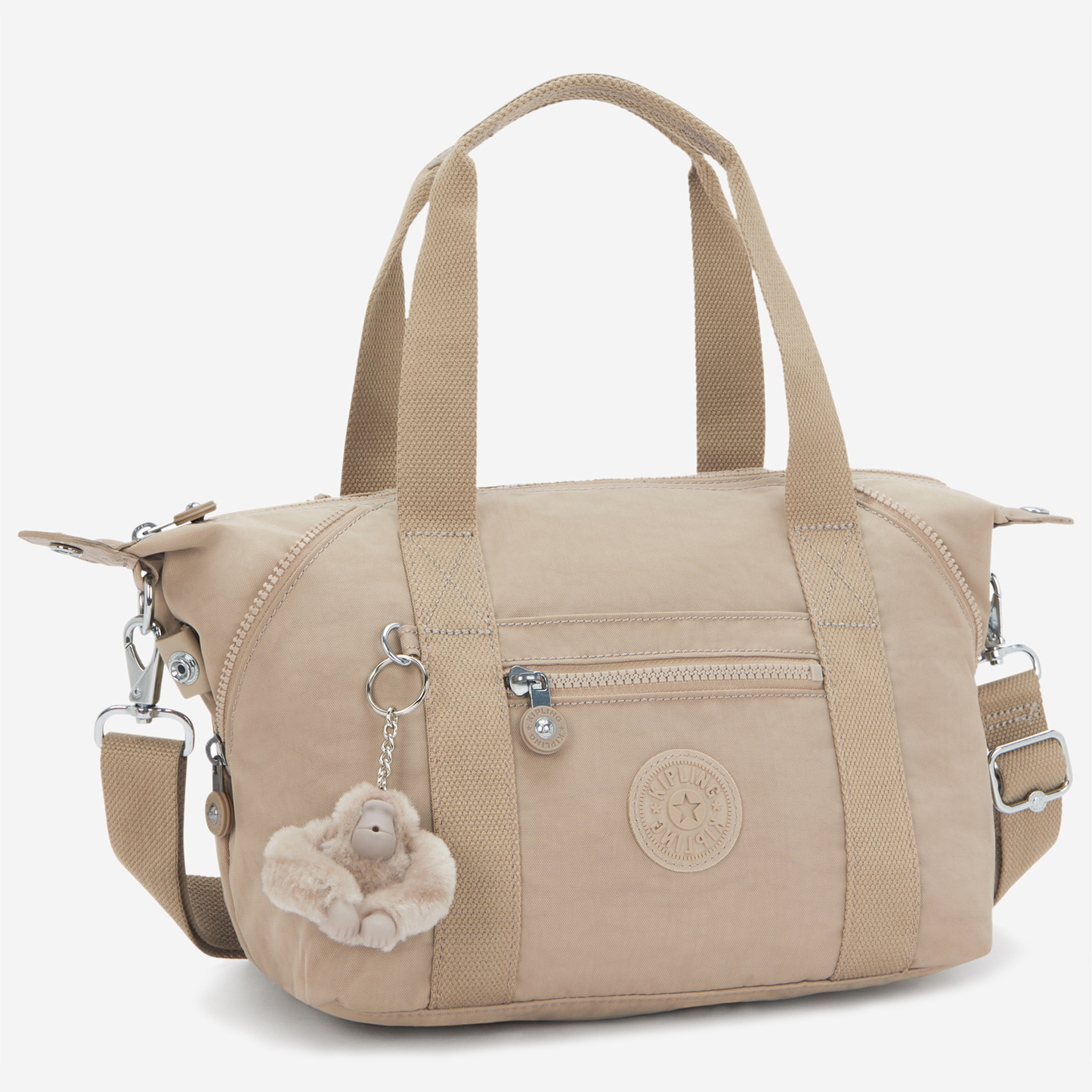 KIPLING Art Mini Soft Taupe Small handbag (with removable shoulderstrap) 01327-4PW