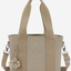 KIPLING Minta M Up حقيبة توت متوسطة بلون رمادي فاتح ناعم (مع حزام كتف قابل للإزالة) I8642-4PW