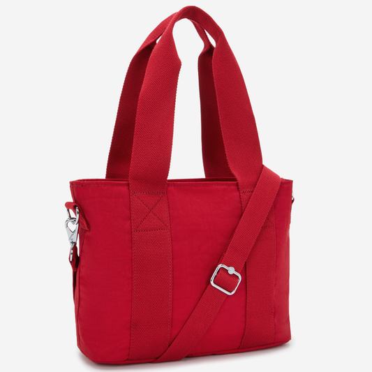 KIPLING Minta M Up Ruby Red Medium tote (with removable shoulderstrap) I8642-1NW