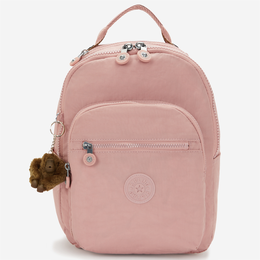 KIPLING Seoul S Memory Pink Small backpack (with tablet compartment) I4082-0PN