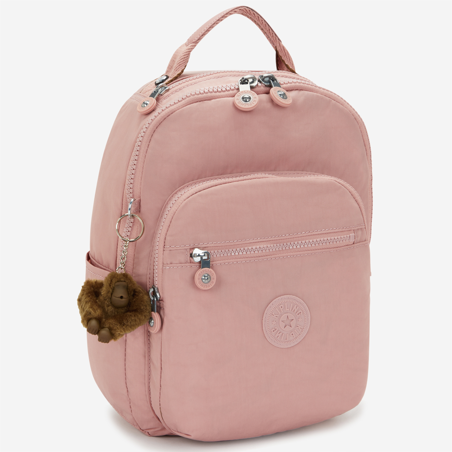 KIPLING Seoul S Memory Pink Small backpack (with tablet compartment) I4082-0PN