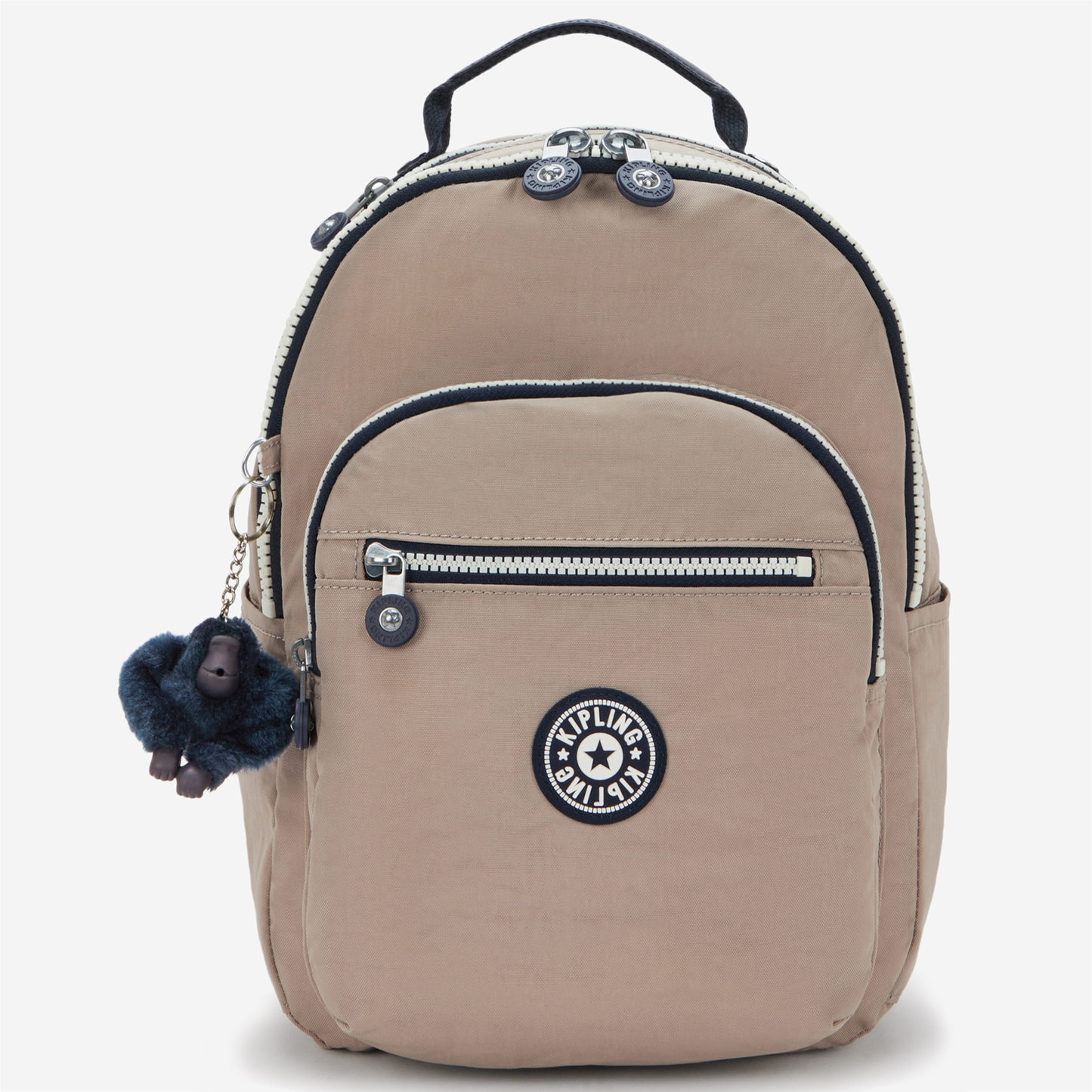 KIPLING Seoul S Soft Taupe C Small backpack (with tablet compartment) I4082-7ML